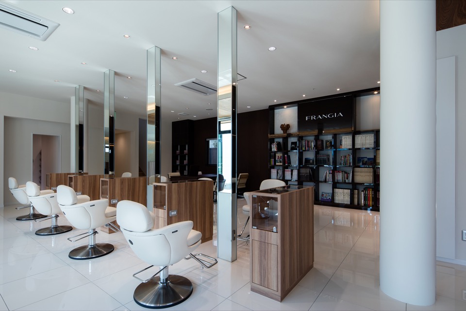 CPO設計　美容院・美容室・ヘアサロン施工事例「FRANGIA」