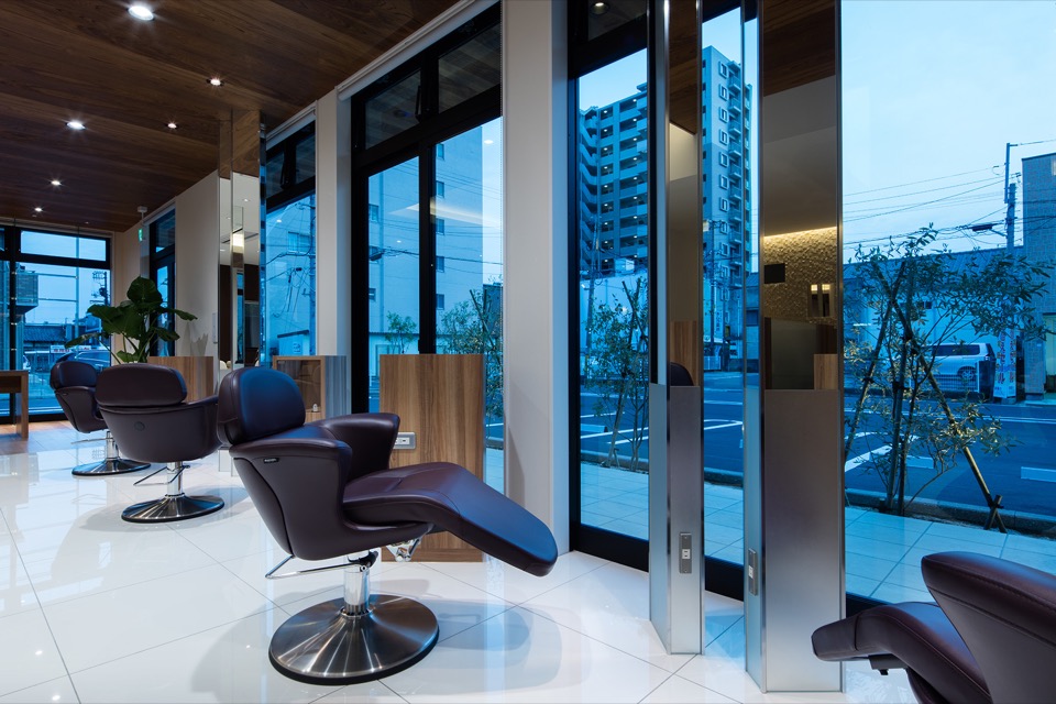 CPO設計　美容院・美容室・ヘアサロン施工事例「FRANGIA」