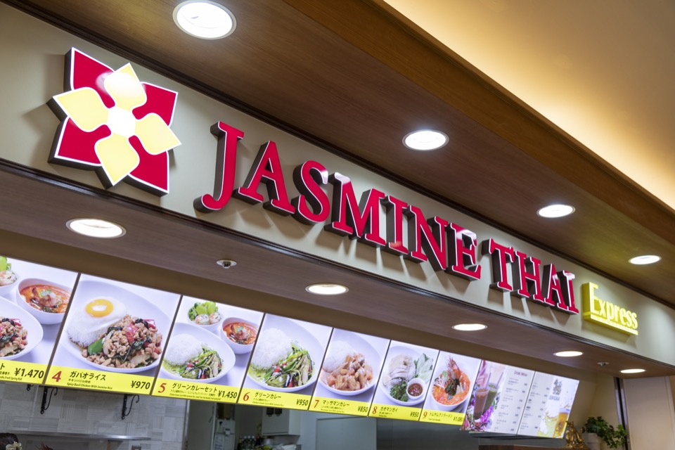 CPO設計　飲食店施工事例「JASMINE THAI Express 東京ソラマチ店」