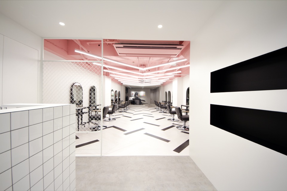 CPO設計　美容院・美容室・ヘアサロン施工事例「emu」