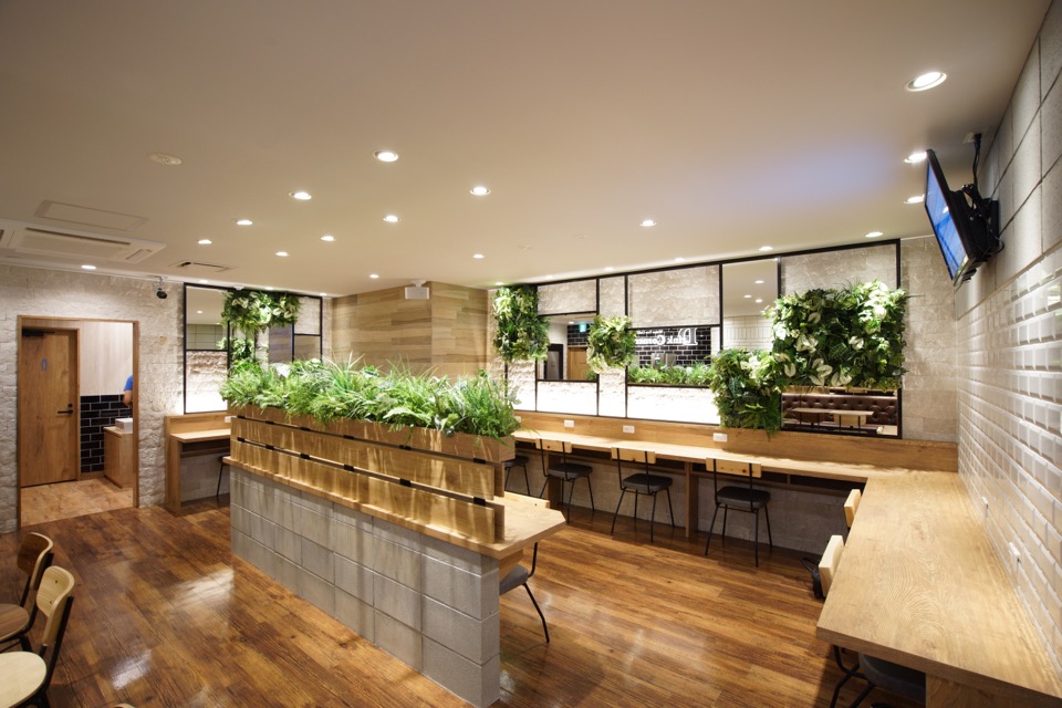 CPO設計　飲食店施工事例「吉野家 天神サザン通り店」