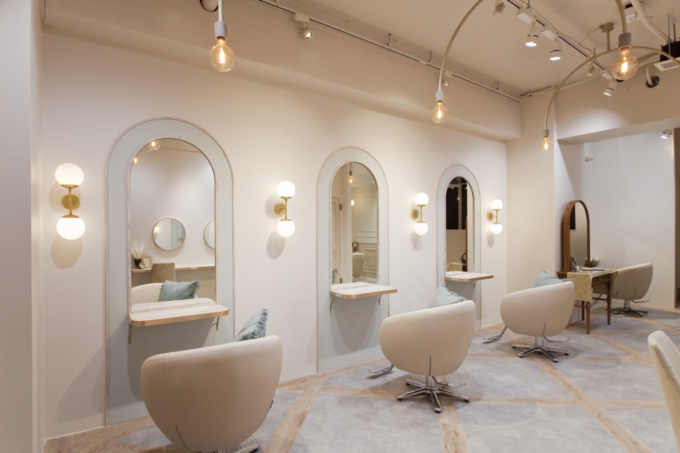 CPO設計　美容院・美容室・ヘアサロン施工事例「&. La Blanche」