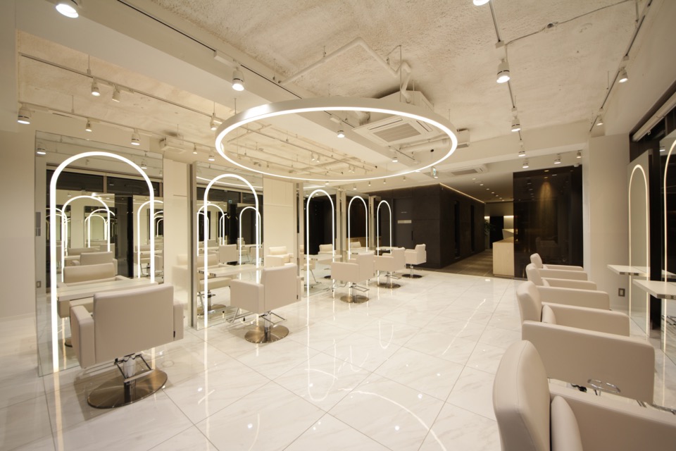 CPO設計　美容院・美容室・ヘアサロン施工事例「ZA/ZA OMOTESANDO」