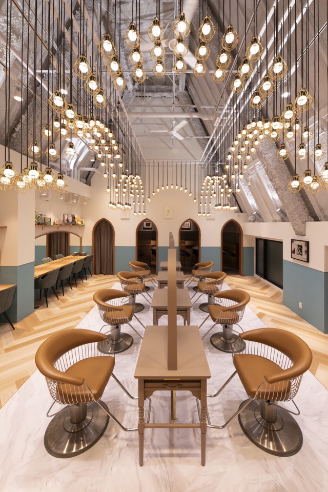 CPO設計　美容院・美容室・ヘアサロン施工事例「Lond leglise」