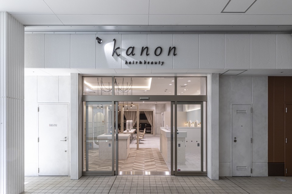 CPO設計　美容院・美容室・ヘアサロン施工事例「kanon hair&beauty」