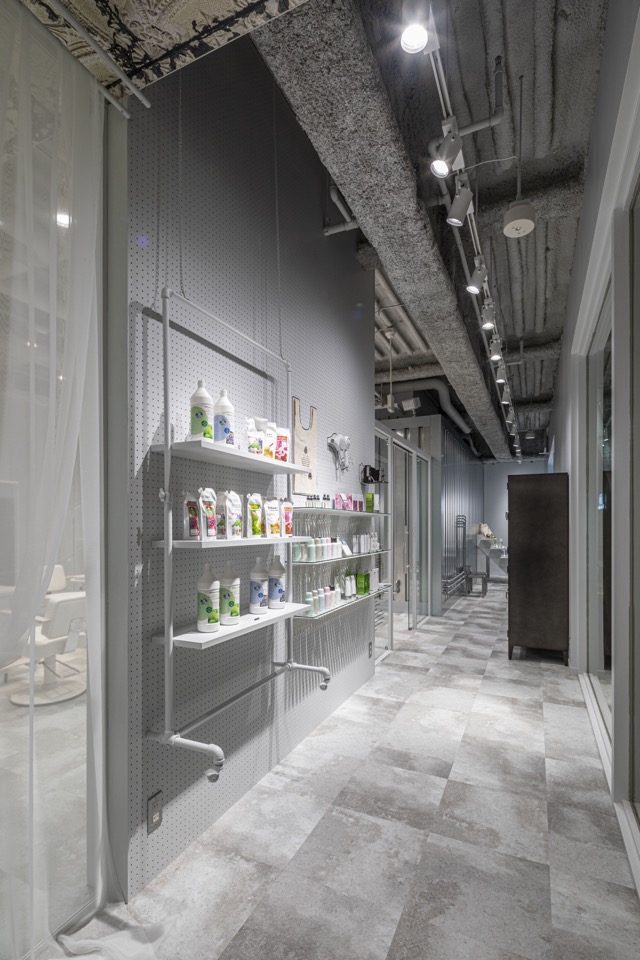 CPO設計　美容院・美容室・ヘアサロン施工事例「Maison des M.SLASH」