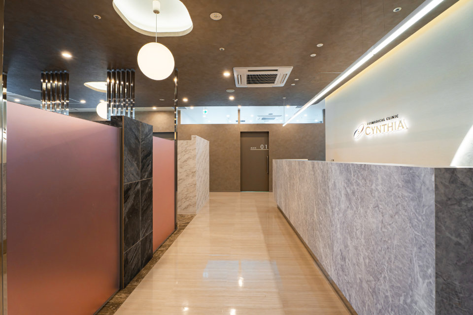 CPO設計　美容クリニック施工事例「コスメディカルクリニック シンシア銀座院」