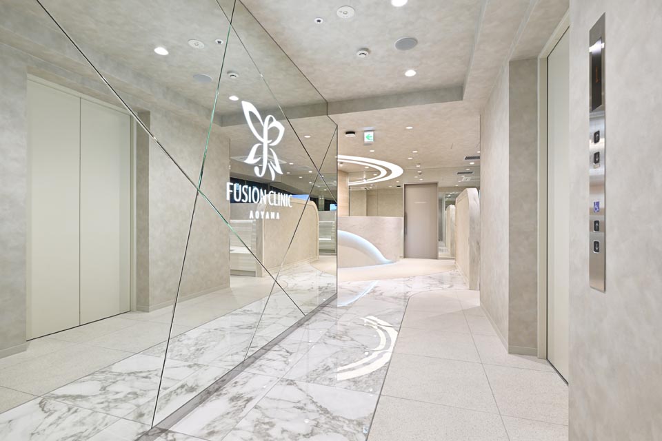 CPO設計　美容クリニック施工事例「Fusion Clinic 青山」