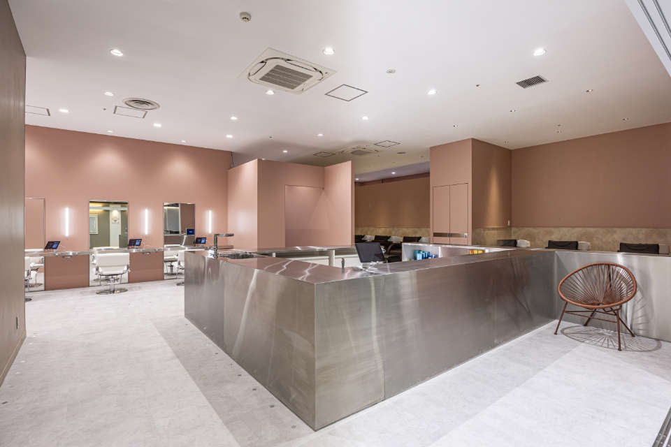 CPO設計　美容院・美容室・ヘアサロン施工事例「KENJE YOKOHAMA Smart Salon」