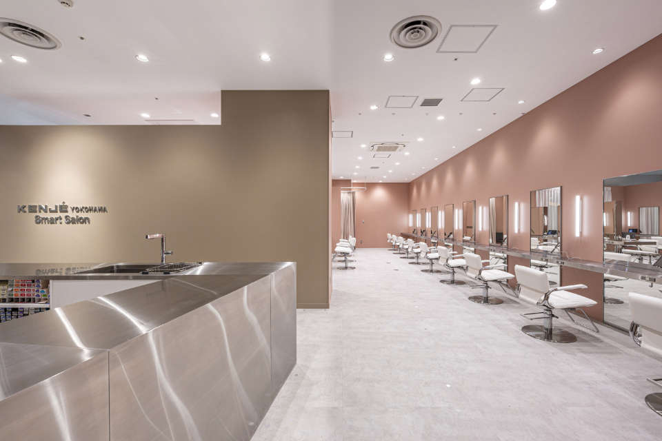 CPO設計　美容院・美容室・ヘアサロン施工事例「KENJE YOKOHAMA Smart Salon」