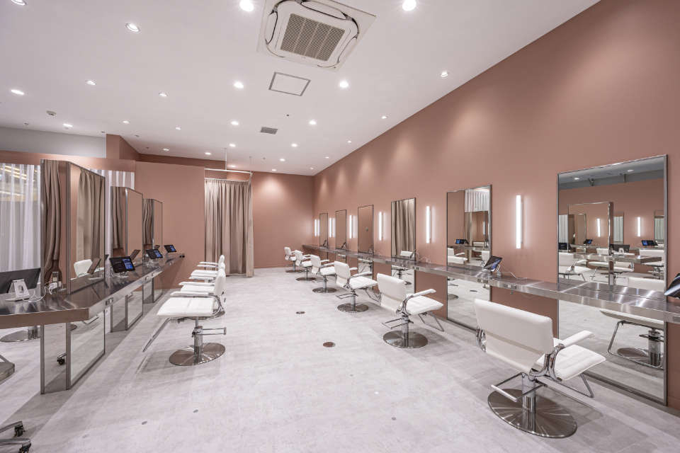 CPO設計　美容院・美容室・ヘアサロン施工事例「KENJE YOKOHAMA Smart Salon」