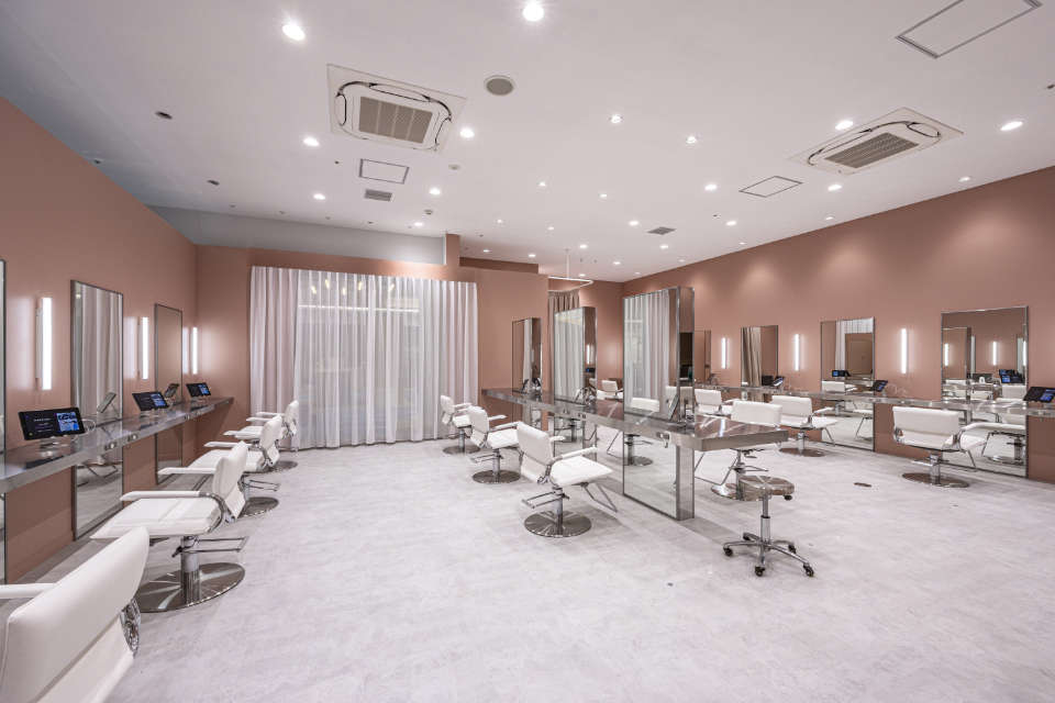 CPO設計　美容院・美容室・ヘアサロン施工事例「KENJE YOKOHAMA Smart Salon」