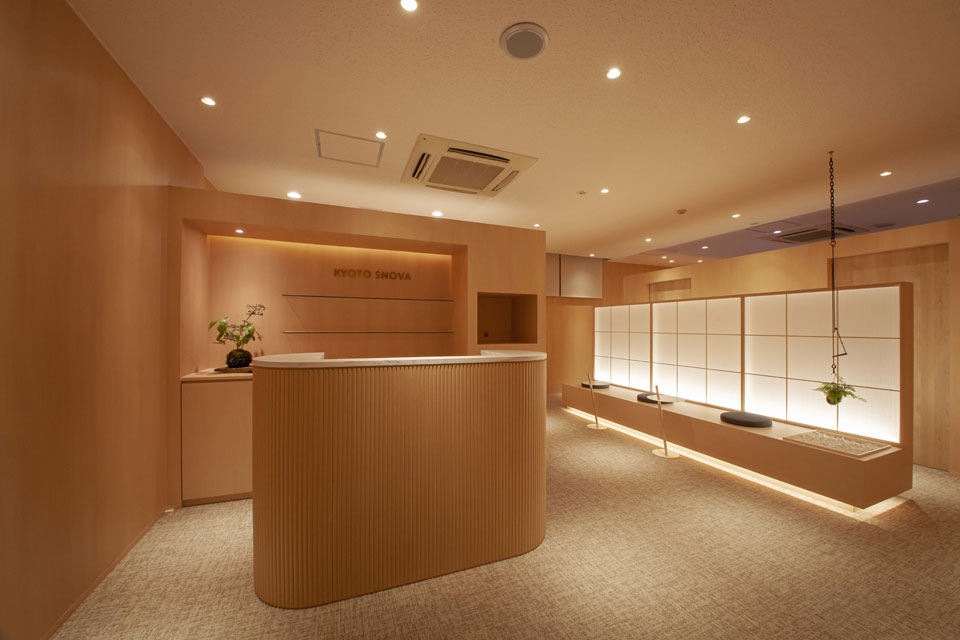 CPO設計　エステサロン施工事例「KYOTO SNOVA」