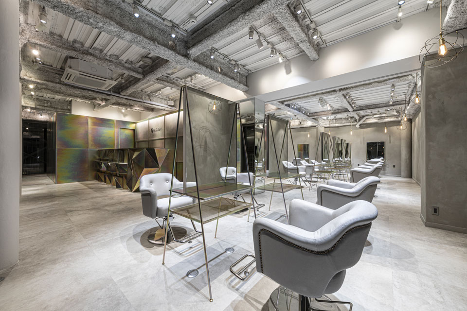 CPO設計　美容院・美容室・ヘアサロン施工事例「M.SLASH表参道」