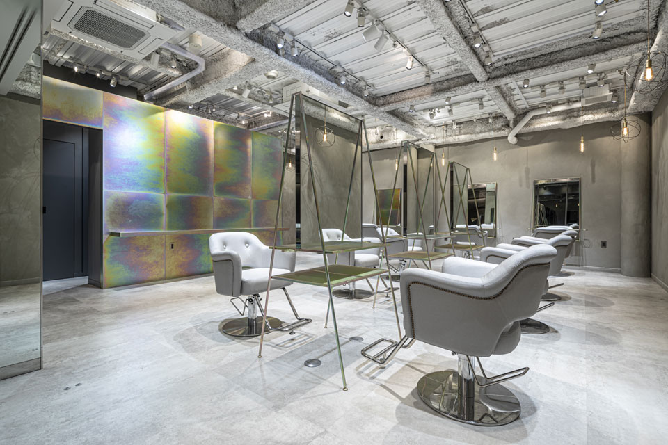 CPO設計　美容院・美容室・ヘアサロン施工事例「M.SLASH表参道」