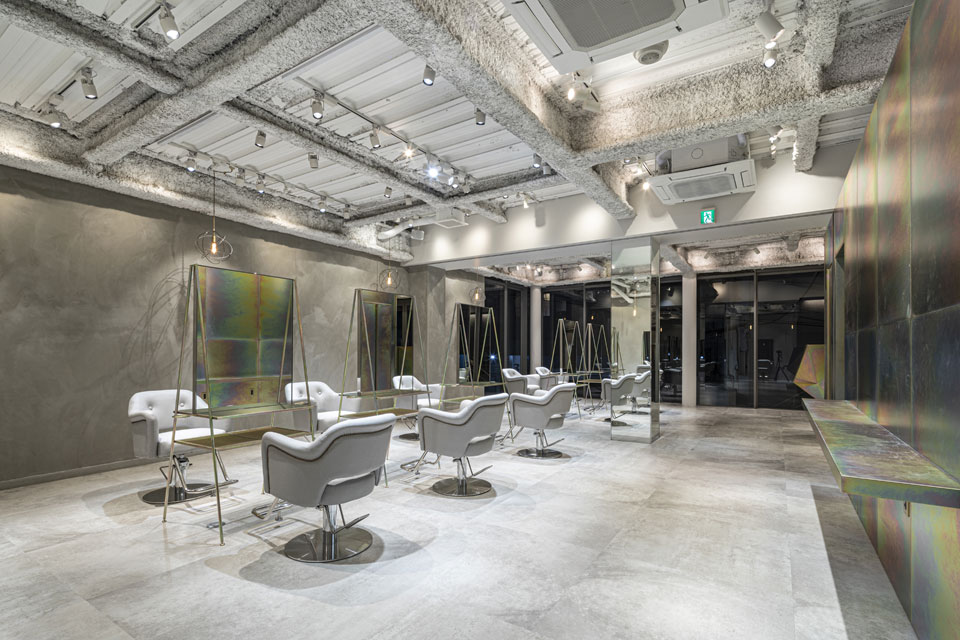 CPO設計　美容院・美容室・ヘアサロン施工事例「M.SLASH表参道」