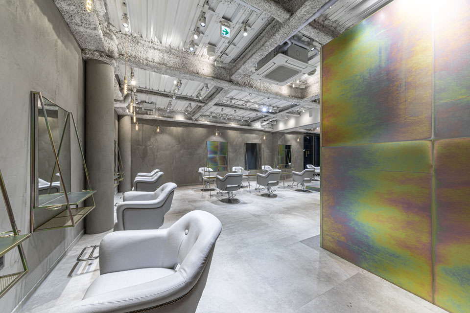 CPO設計　美容院・美容室・ヘアサロン施工事例「M.SLASH表参道」