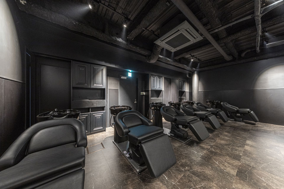 CPO設計　美容院・美容室・ヘアサロン施工事例「M.SLASH表参道」