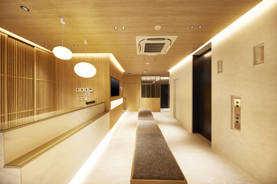 CPO設計　歯科・デンタルクリニック施工事例「人形町駅前クロス歯科・矯正歯科」