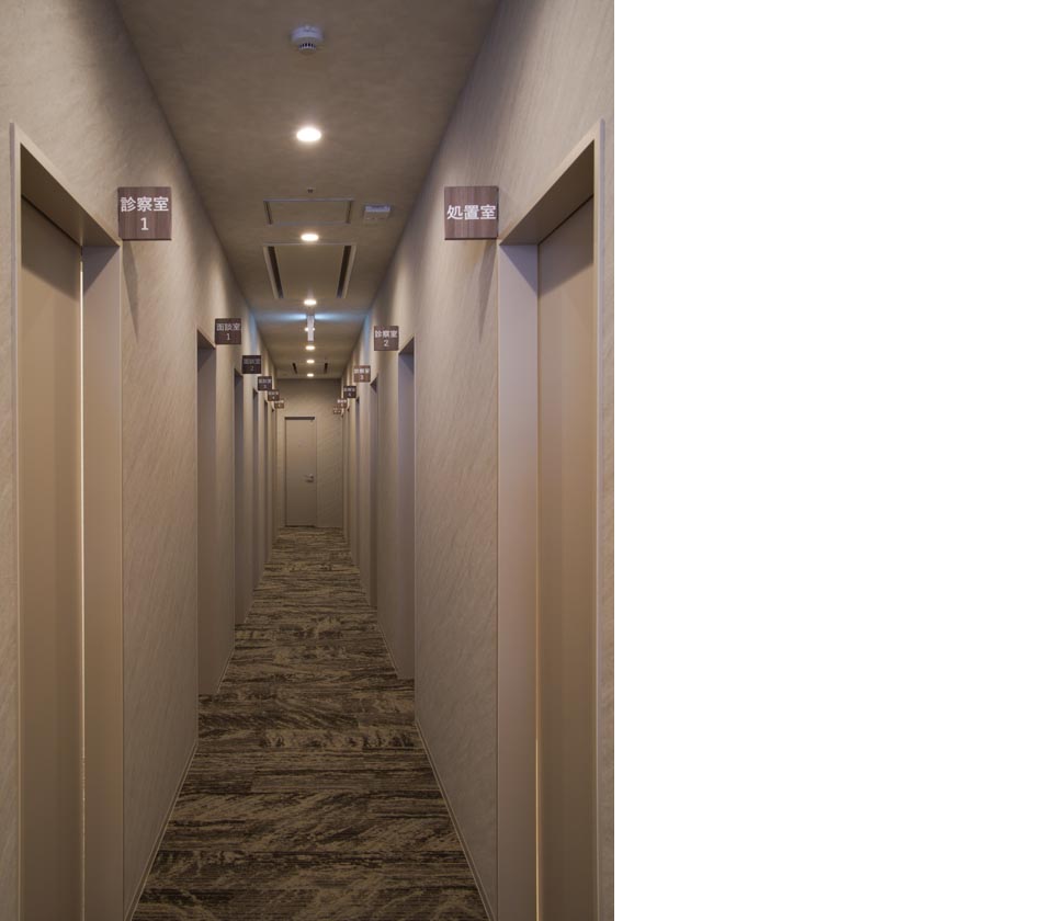 CPO設計　クリニック施工事例「RIC mental clinic AZAMINO」