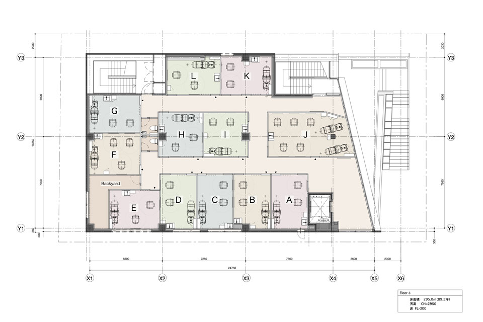 CPO設計　シェアサロン施工事例「THE SALONS吉祥寺店」