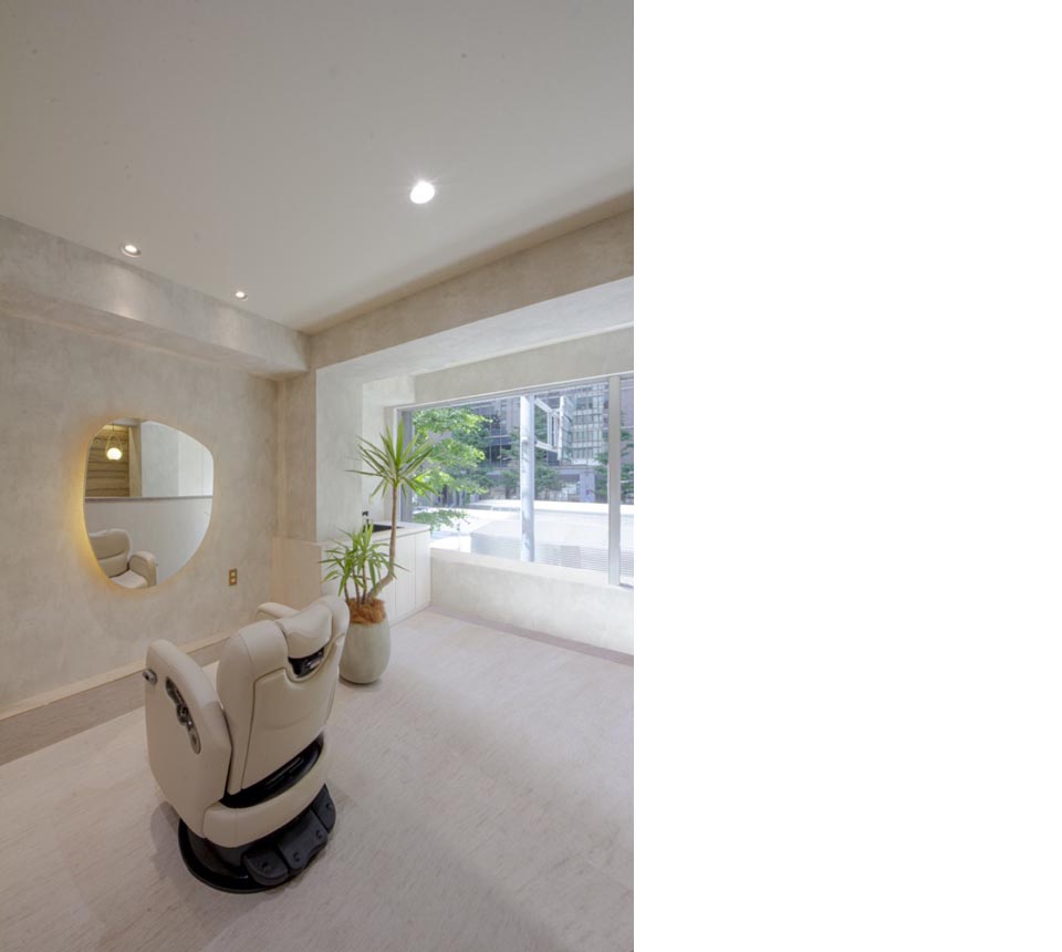 CPO設計　美容院・美容室・ヘアサロン施工事例「una」