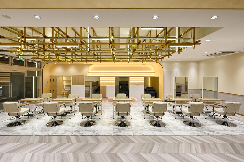 CPO設計　美容院・美容室・ヘアサロン施工事例「ZEST fino」