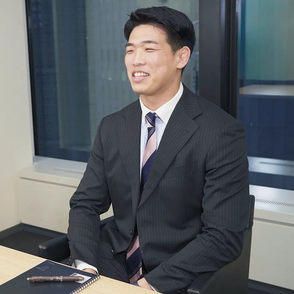 インタビューの様子