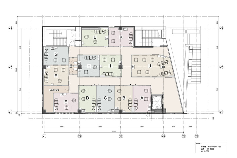 THE SALONS吉祥寺店_ヨキヒ吉祥寺 3階内装 - 画像4